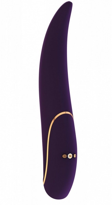 Фиолетовый вибратор Aviva с тонким кончиком - 19,8 см. - Shots Media BV