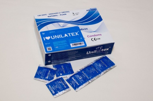 Классические презервативы Unilatex Natural Plain - 144 шт. - Unilatex - купить с доставкой в Москве