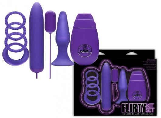 Фиолетовый вибронабор FLIRTY - NMC