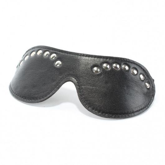 Коричневая маска с декором - БДСМ Арсенал - купить с доставкой в Москве