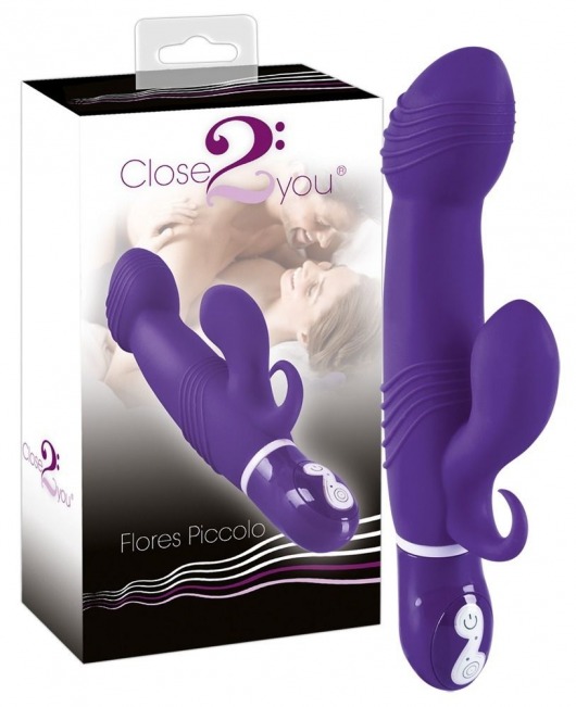 Фиолетовый вибратор Close2You Flores Piccolo - 20,5 см. - Orion