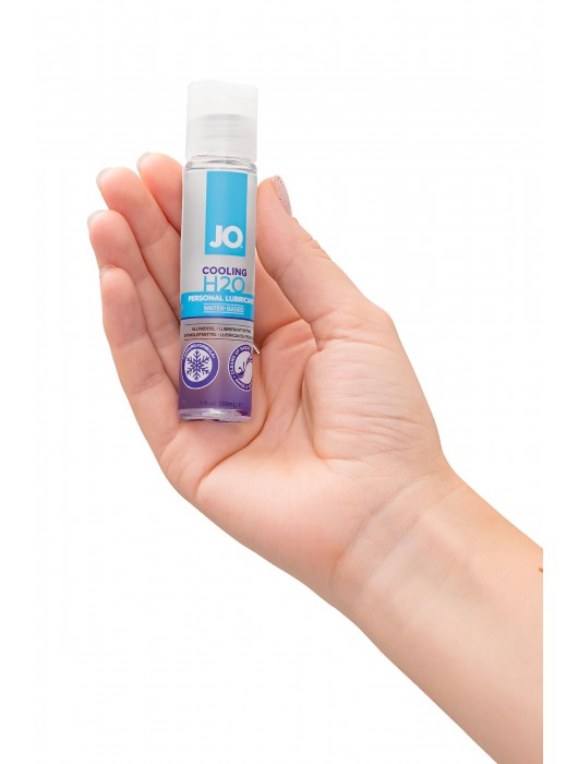 Охлаждающий лубрикант на водной основе JO H2O COOLING - 30 мл. - System JO - купить с доставкой в Москве