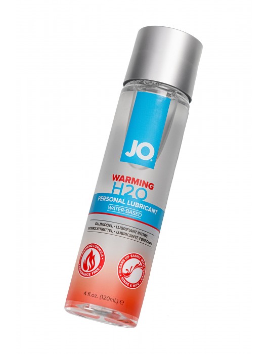 Возбуждающий лубрикант на водной основе JO Personal Lubricant H2O Warming - 120 мл. - System JO - купить с доставкой в Москве