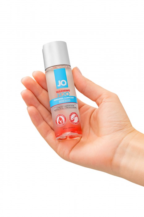 Возбуждающий лубрикант на водной основе JO Personal Lubricant H2O Warming - 60 мл. - System JO - купить с доставкой в Москве