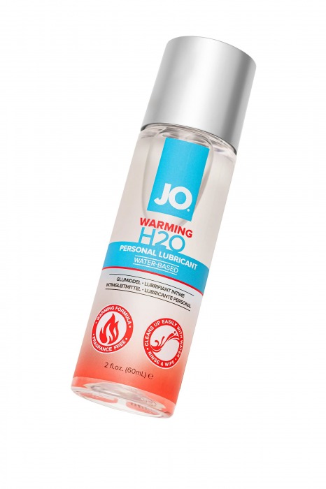 Возбуждающий лубрикант на водной основе JO Personal Lubricant H2O Warming - 60 мл. - System JO - купить с доставкой в Москве