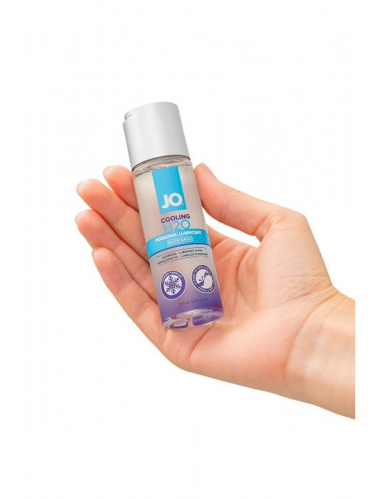Охлаждающий лубрикант на водной основе JO Personal Lubricant H2O COOLING - 60 мл. - System JO - купить с доставкой в Москве