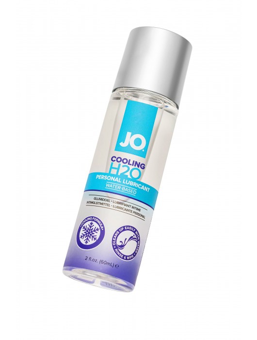 Охлаждающий лубрикант на водной основе JO Personal Lubricant H2O COOLING - 60 мл. - System JO - купить с доставкой в Москве