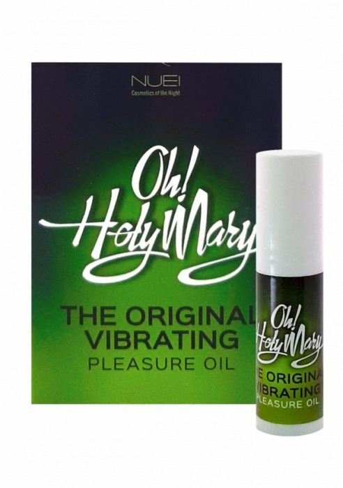 Масло унисекс с эффектом вибрации Oh! Holy Mary - 6 мл. - Nuei cosmetics - купить с доставкой в Москве