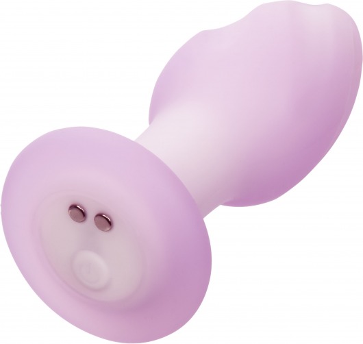 Сиреневая анальная пробка Ridge Probe с вибрацией - 9,5 см. - California Exotic Novelties