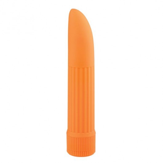 Оранжевый классический вибратор BASICX MULTISPEED VIBRATOR ORANGE 5INCH - 13 см. - Dream Toys