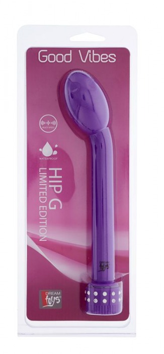 Фиолетовый стимулятор G-точки GOOD VIBES HIP G LIMITED EDITION - 21 см. - Dream Toys