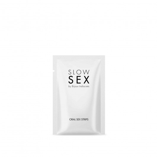 Полоски для орального секса Slow Sex Oral Sex Strips - 7 шт. - Bijoux Indiscrets - купить с доставкой в Москве