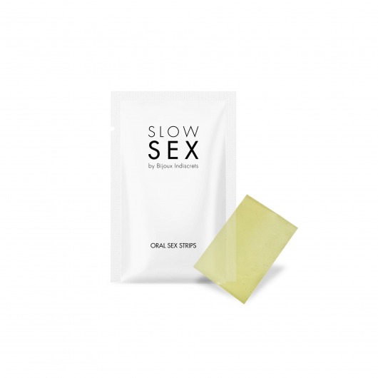 Полоски для орального секса Slow Sex Oral Sex Strips - 7 шт. - Bijoux Indiscrets - купить с доставкой в Москве
