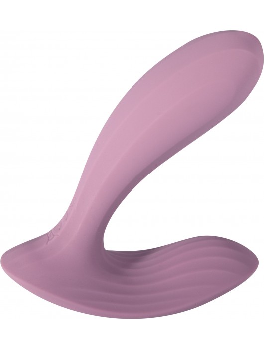 Розовый интерактивный вибромассажер Erica - Svakom