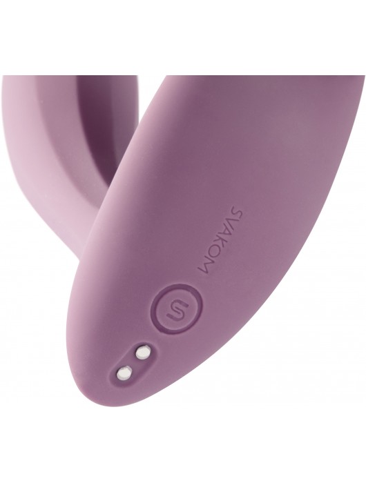 Розовый интерактивный вибромассажер Erica - Svakom