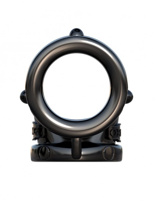 Черное эрекционное кольцо Rock Hard Cock Pipe - Pipedream - в Москве купить с доставкой