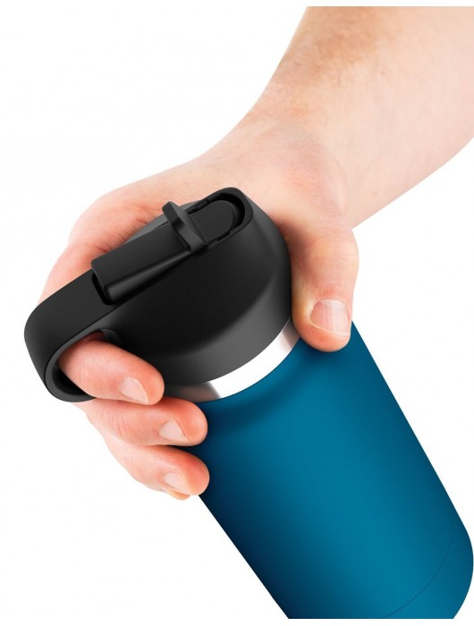 Смуглый мастурбатор-вагина в синей колбе F*ck Flask - Pipedream - в Москве купить с доставкой