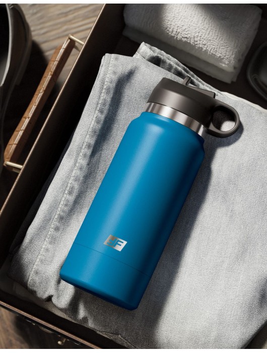 Смуглый мастурбатор-вагина в синей колбе F*ck Flask - Pipedream - в Москве купить с доставкой