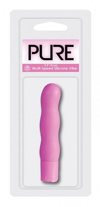 Фиолетовый мини-вибратор PURE 3.5INCH VIBRATOR PURPLE - 9 см. - NMC