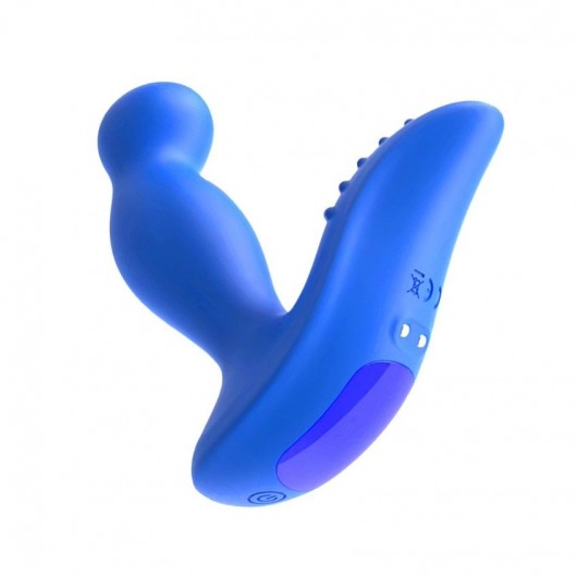 Синий вибромассажер простаты 3,5’’ P-spot Massager - 12,5 см. - Erokay - в Москве купить с доставкой