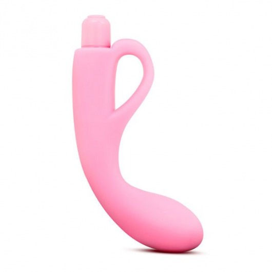 Розовый изогнутый стимулятор LUXE FREYA PINK - 17,7 см. - Blush Novelties