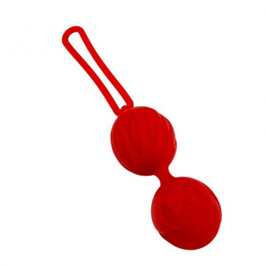 Красные вагинальные шарики Geisha Lastic Ball L - Adrien Lastic