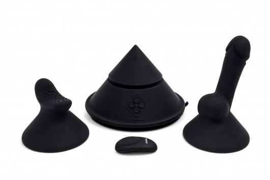 Конусный вибромассажер Cowgirl Cone с 2 насадками - CowGirl - купить с доставкой в Москве