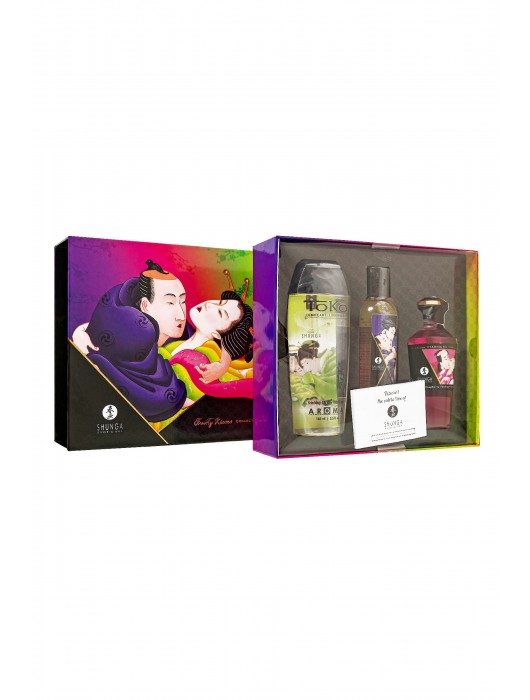 Подарочный набор Fruity Kisses из 3 предметов - Shunga - купить с доставкой в Москве