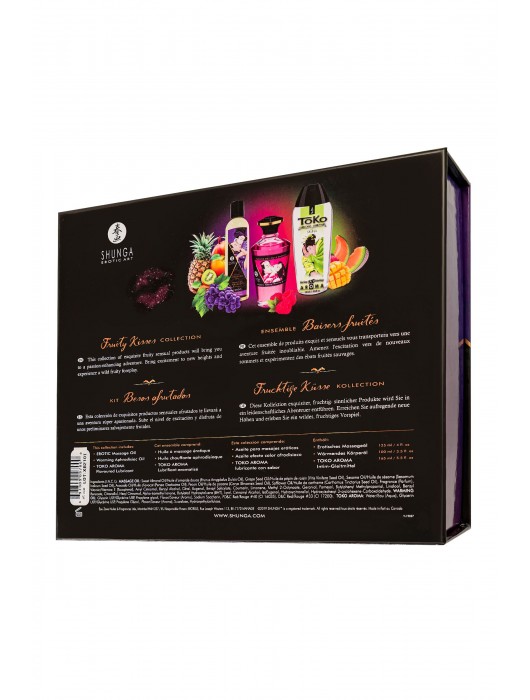 Подарочный набор Fruity Kisses из 3 предметов - Shunga - купить с доставкой в Москве