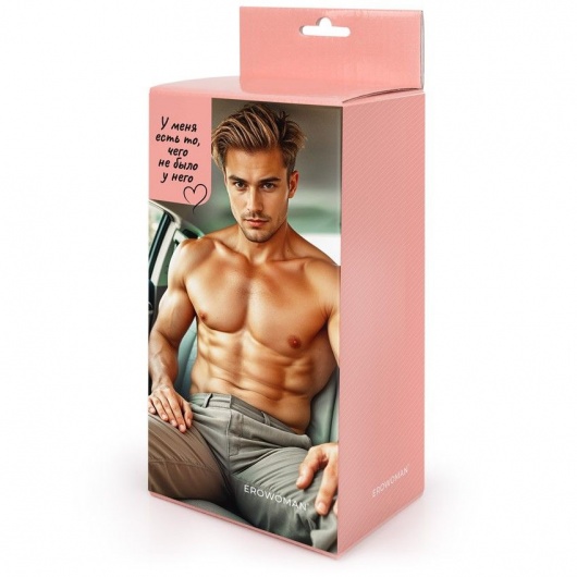 Телесный фаллоимитатор с подошвой-присоской - Erowoman-Eroman