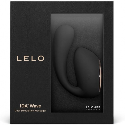 Черный вибратор с управлением через приложение Lelo Ida Wave - Lelo