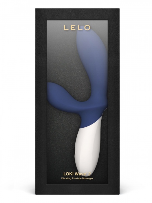 Синий вибромассажер простаты Lelo Loki Wave 2 - 19,6 см. - Lelo - в Москве купить с доставкой