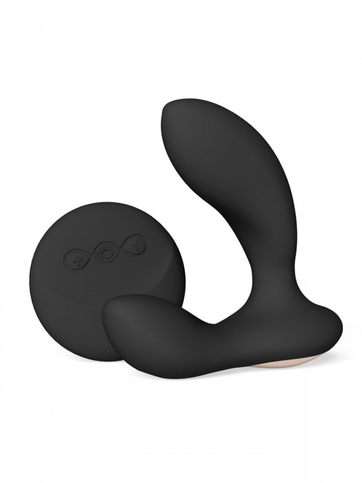 Черный вибромассажер простаты с пультом ДУ Hugo 2 Remote - Lelo - в Москве купить с доставкой