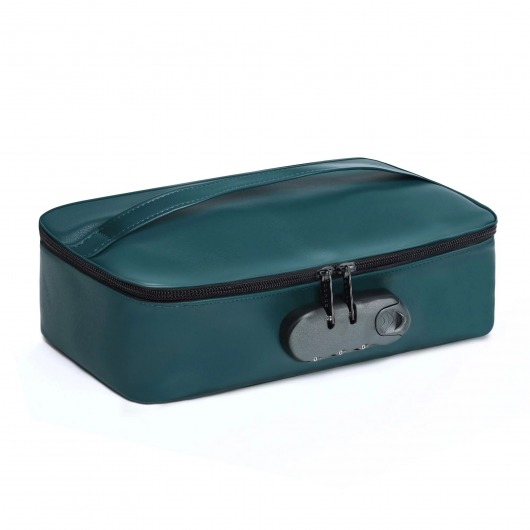 Зеленая сумочка для хранения игрушек Discreet Box - Dorcel - купить с доставкой в Москве