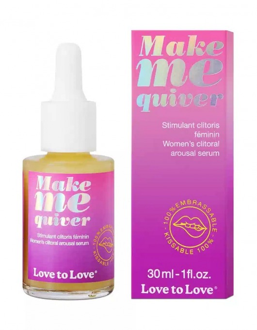 Возбуждающие капли для клитора Make Me Quiver - 30 мл. - Love to Love - купить с доставкой в Москве