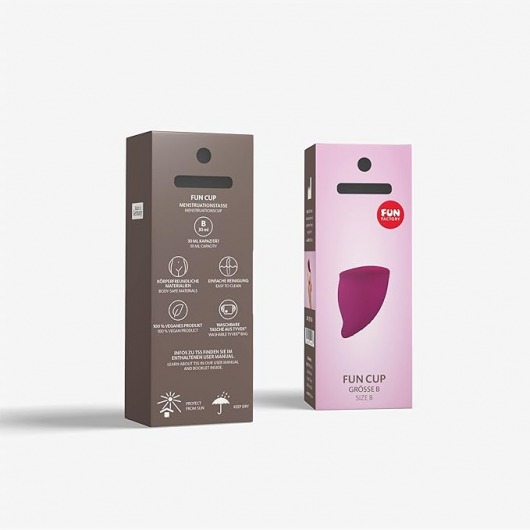 Менструальная чаша Fun Cup Size B - Fun Factory - купить с доставкой в Москве