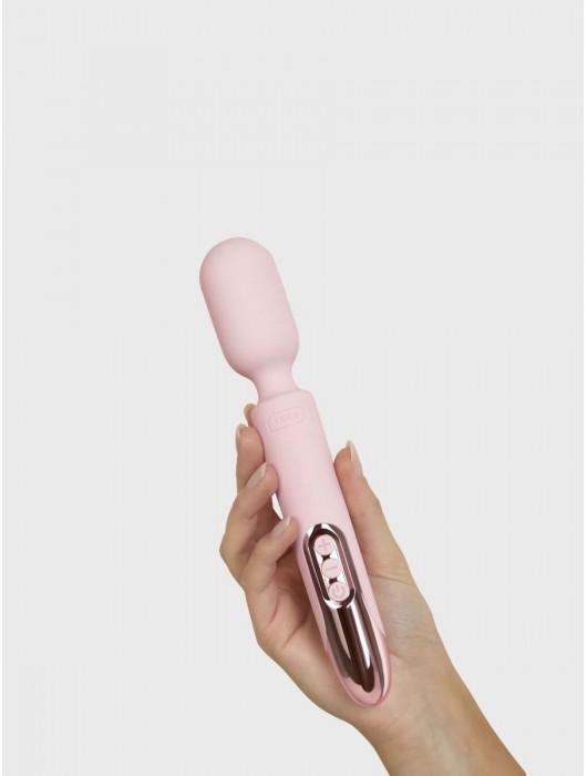 Розовый интерактивный вибратор ProWand Vibrator - Kiiroo