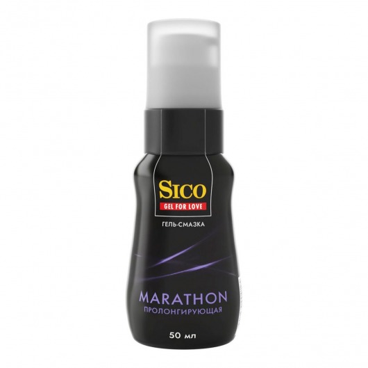 Пролонгирующая гель-смазка Sico Marathon - 50 мл. - Sico - купить с доставкой в Москве