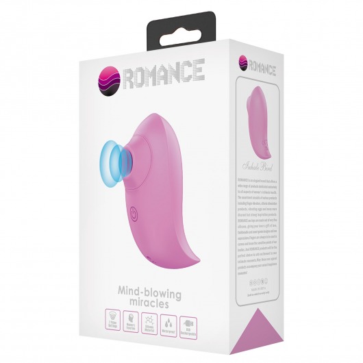 Розовый стимулятор клитора Inhale Bird - Baile