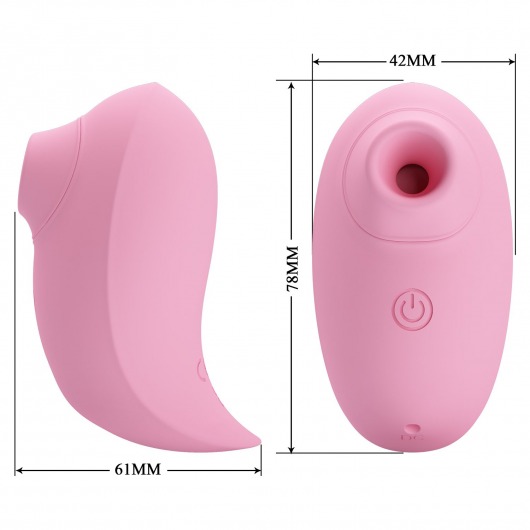 Розовый стимулятор клитора Inhale Bird - Baile