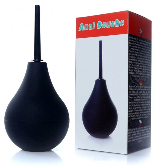Черный интимный душ-спринцовка - Boys of Toys - купить с доставкой в Москве