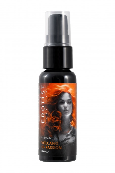 Гель с эффектом вибрации Volcano Of Passion со вкусом манго - 25 мл. - Erotist Lubricants - купить с доставкой в Москве