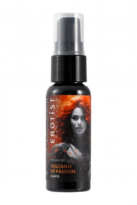 Гель с эффектом вибрации Volcano Of Passion со вкусом винограда - 25 мл. - Erotist Lubricants - купить с доставкой в Москве