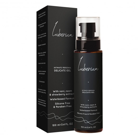 Интимный гель с экстрактами нони, нима и клубники Luberium Delicate Waterbased - 100 мл. - Luberium - купить с доставкой в Москве