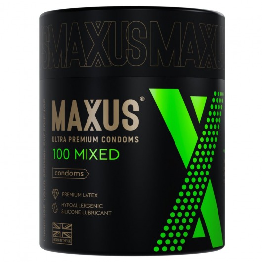 Презервативы MAXUS Mixed - 100 шт. - Maxus - купить с доставкой в Москве