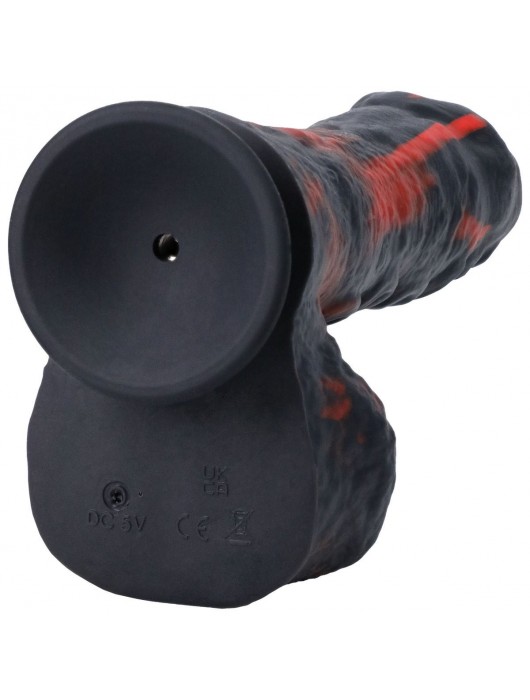 Черно-красная мини-машина на присоске Tendril Thruster - 21,6 см. - Doc Johnson - купить с доставкой в Москве