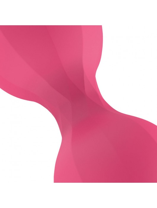 Розовые интерактивные вагинальные виброшарики Stella - Easy toys