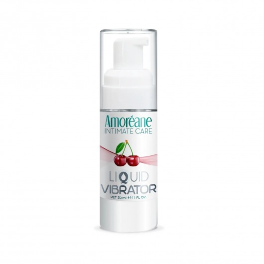 Жидкий вибратор со вкусом вишни Amoreane Cherry - 30 мл. - Amoreane - купить с доставкой в Москве