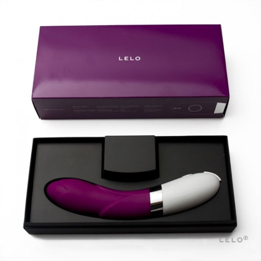 Фиолетовый вибратор украшенный лепестками Iris Deep Rose (LELO) - Lelo
