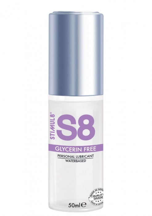 Лубрикант на водной основе S8 Glycerin Free без глицерина - 50 мл. - Stimul8 - купить с доставкой в Москве